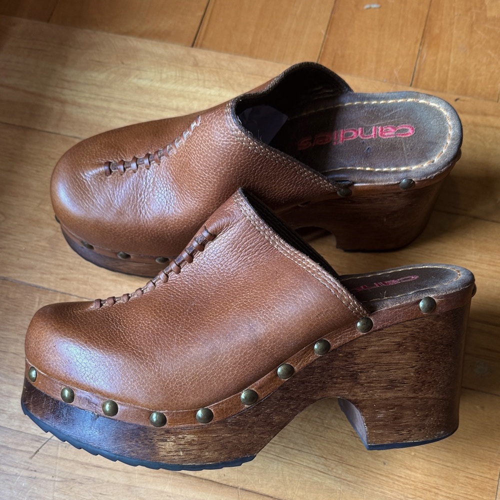 Candie's Women's Brown Clogs Size 10 - Picture 5 of 8